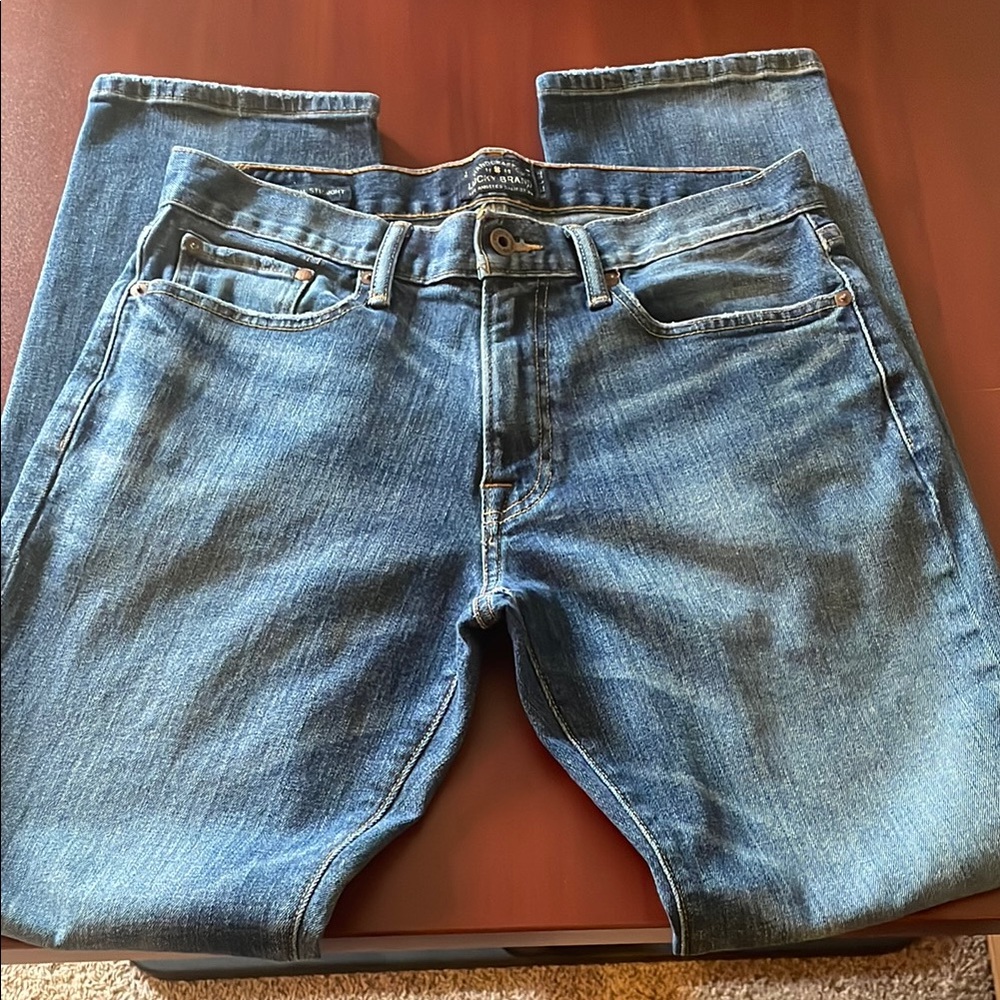 Lucky Brand Blue Straight Jeans Classic Denim